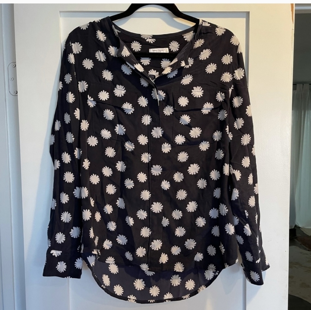 Equipment silk blouse